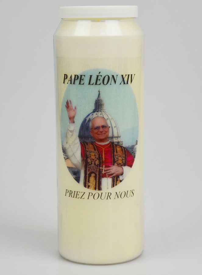 Bougie de Neuvaine au Pape Léon XIV (pic 1)