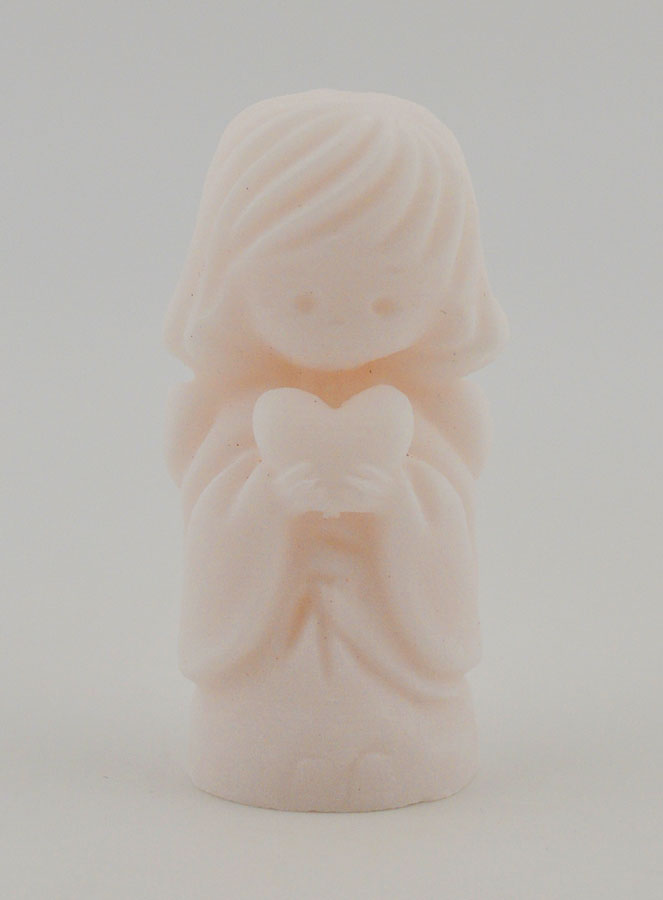 Statue Ange Gardien Coeur - Fille (pic 1)