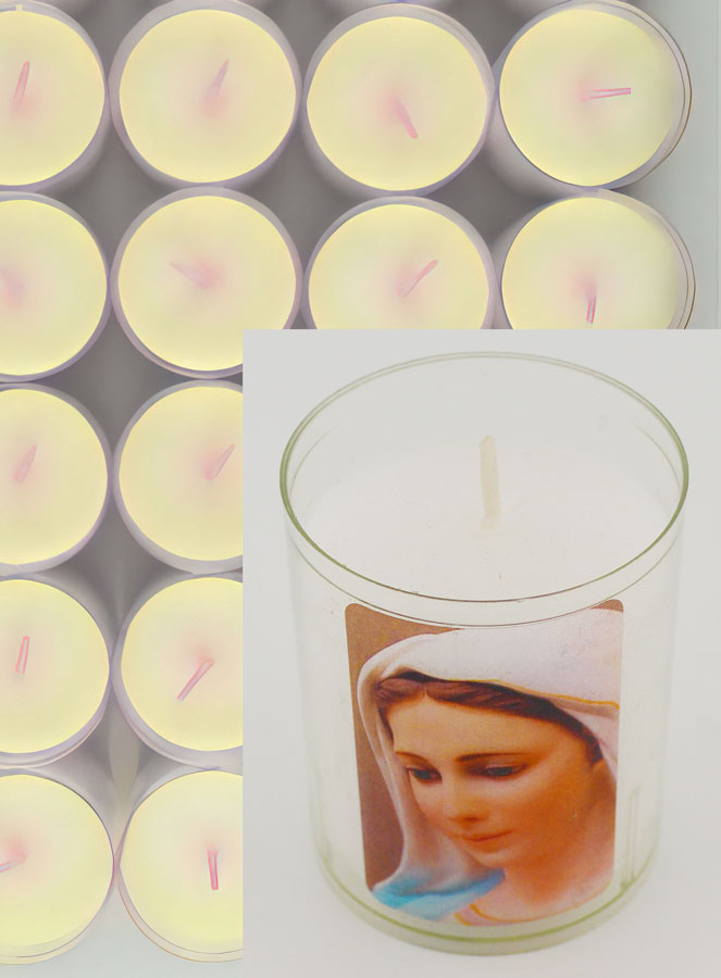 Lot de 48 Bougies Veilleuses ND de Medjugorje (pic 4)
