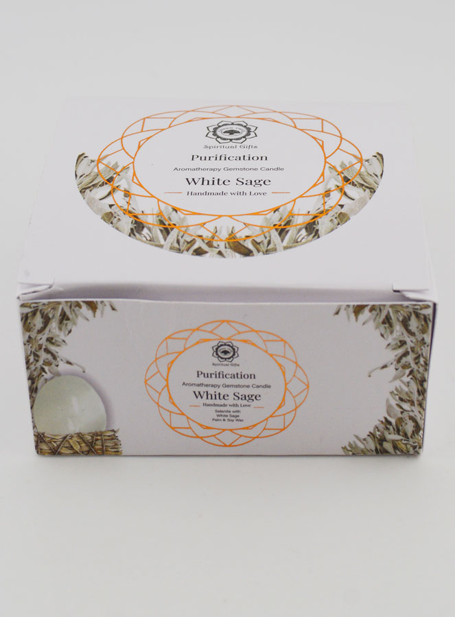 Bougie de Purification 70g - Sauge Blanche & Sélénite (pic 4)