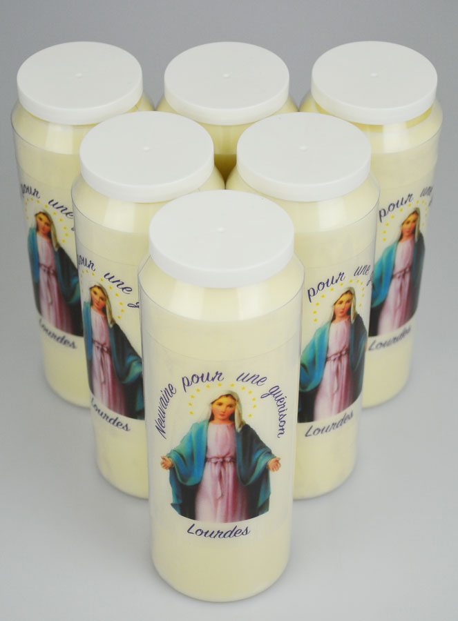 6 Bougies Neuvaine pour une Guérison - 17.5cm (pic 2)