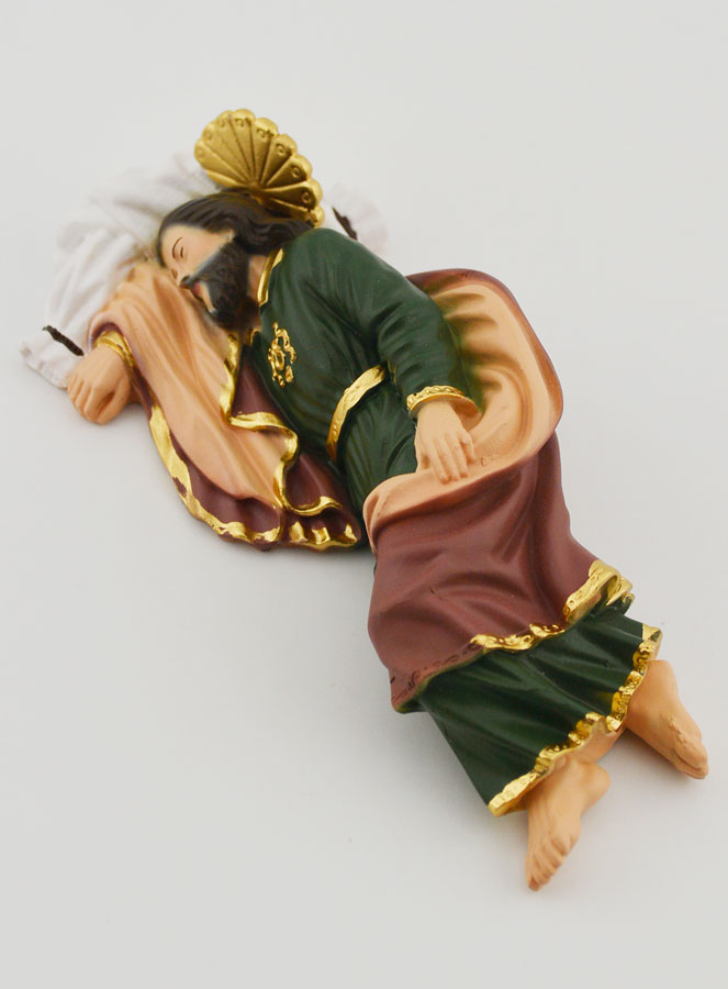 Statue Religieuse du Songe de St Joseph - 14cm (pic 1)