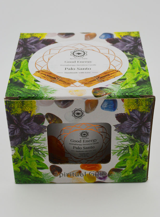 Bougie Parfumée Aromathérapie  256g - Palo Santo & Cornaline (pic 4)