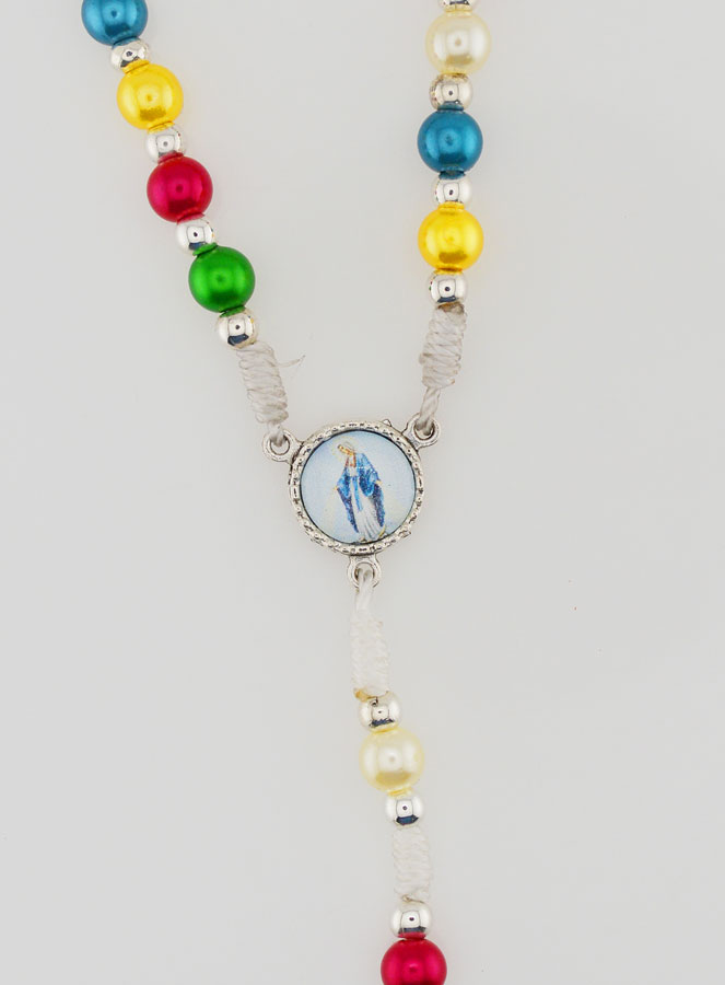 Chapelet de Confirmation -  Médaille Miraculeuse & Saint Esprit (pic 4)