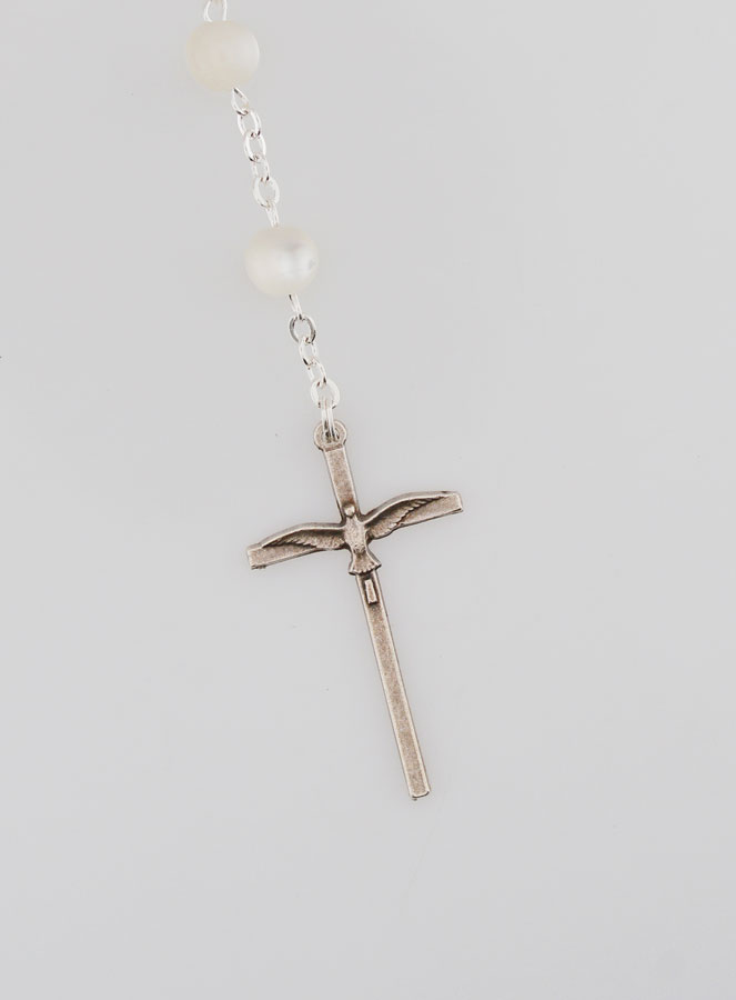 Chapelet de Confirmation au Saint Esprit - Blanc (pic 3)