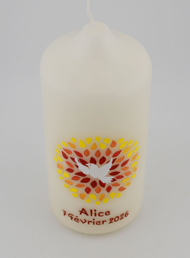 Bougie Souvenir de Confirmation - Esprit Saint (pic 2)