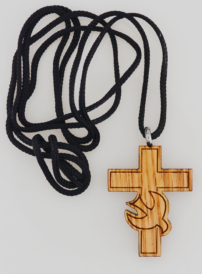Pendentif Croix de Confirmation - Colombe du St Esprit (pic 2)