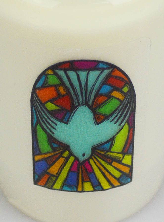Bougie Souvenir de Confirmation -  Saint Esprit (pic 4)