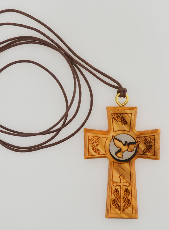 Croix Pendentif de Confirmation - Colombe Esprit Saint (pic 4)