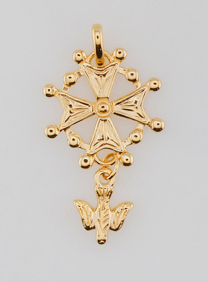 Pendentif Croix de Confirmation à l'Esprit Saint (pic 1)