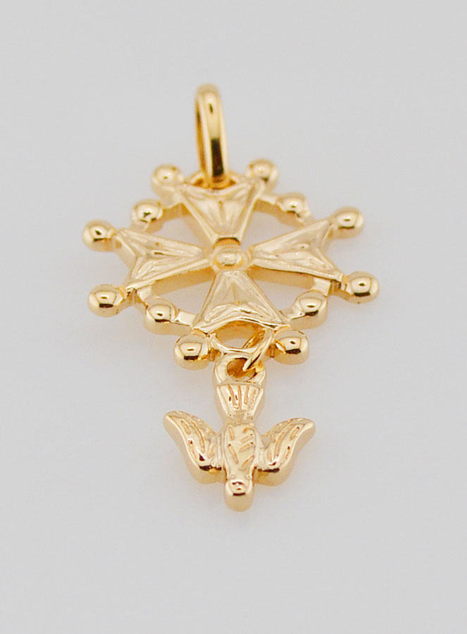Pendentif Croix de Confirmation à l'Esprit Saint (pic 2)