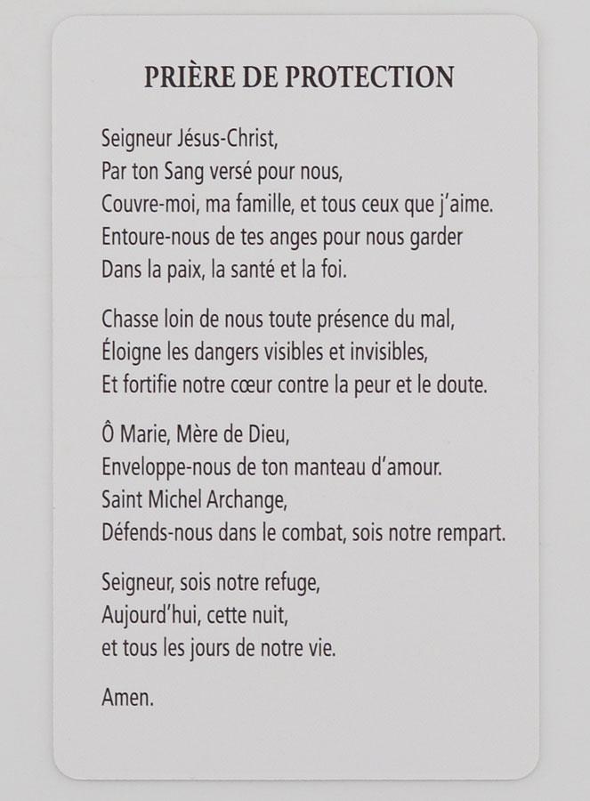 Carte de Prière de Protection (pic 4)