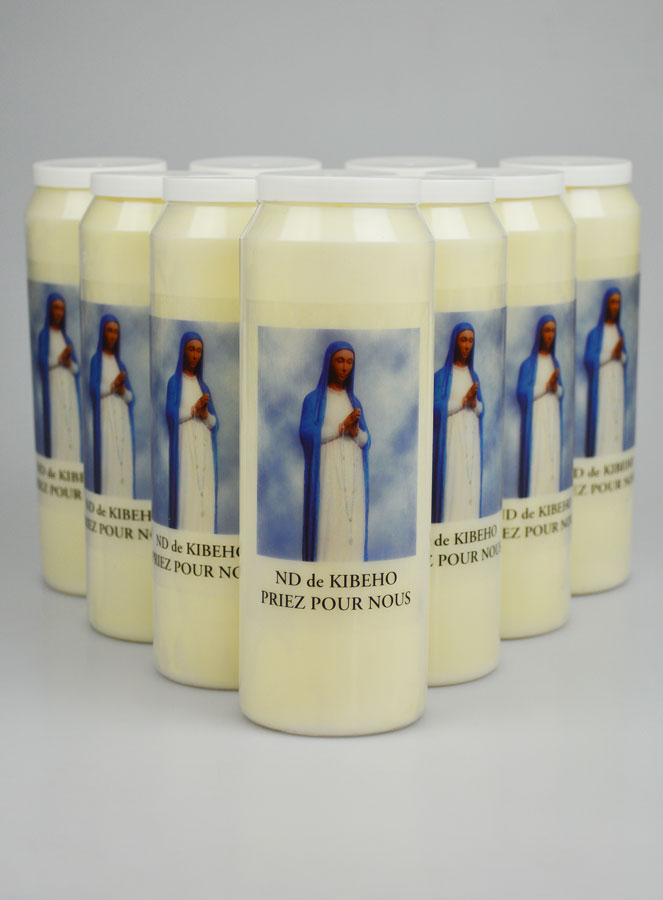 Lot de 10 Bougies de Neuvaine Notre Dame de Kibeho (pic 1)