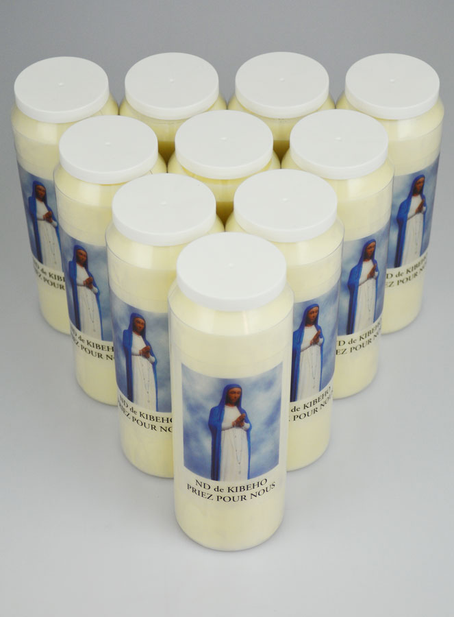 Lot de 10 Bougies de Neuvaine Notre Dame de Kibeho (pic 2)