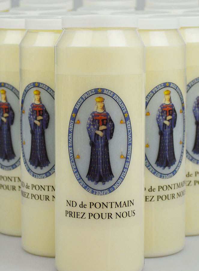 Lot de 20 Bougies de Neuvaine Notre Dame de Pontmain (pic 3)