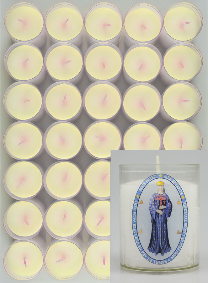 Lot de 10 Bougies Veilleuses ND de Pontmain (pic 1)