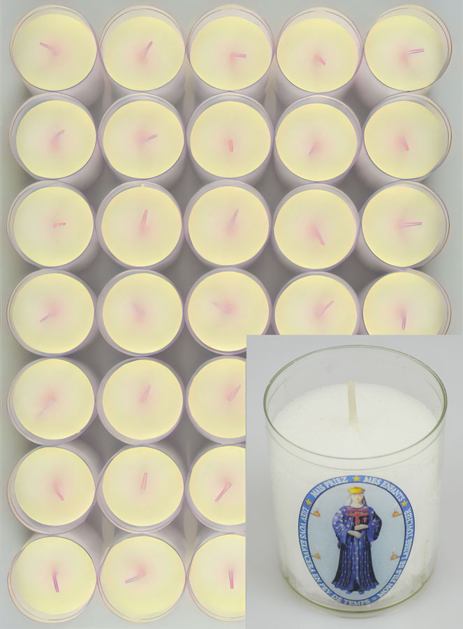 Lot de 10 Bougies Veilleuses ND de Pontmain (pic 2)