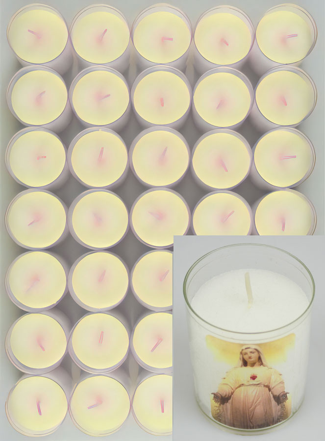 Lot de 24 Bougies Veilleuses ND de Pellevoisin (pic 2)