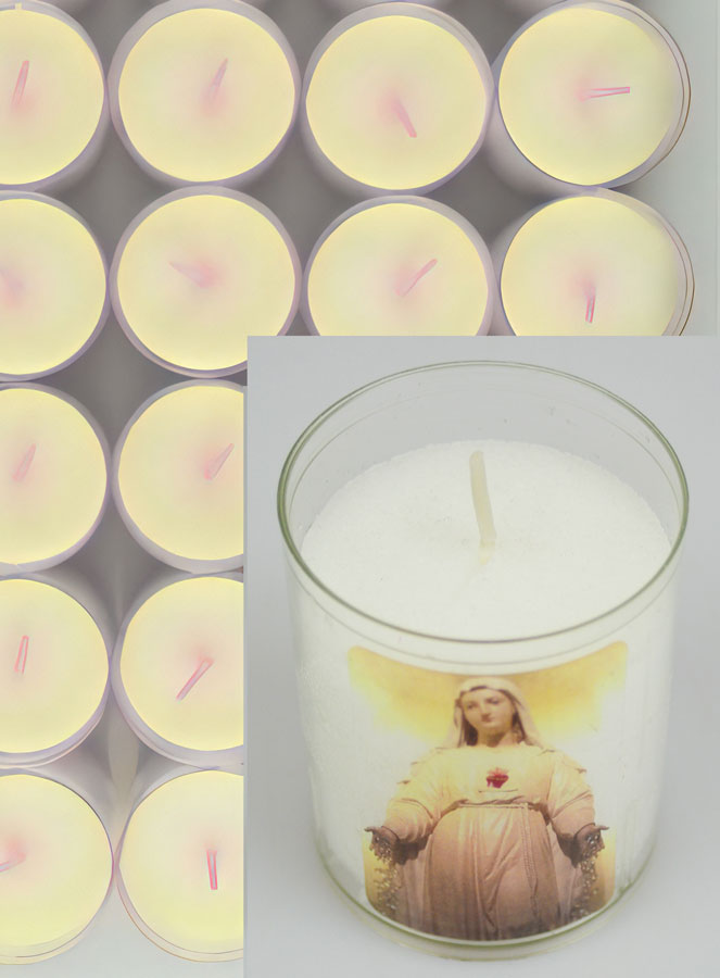 Lot de 48 Bougies Veilleuses ND de Pellevoisin (pic 4)