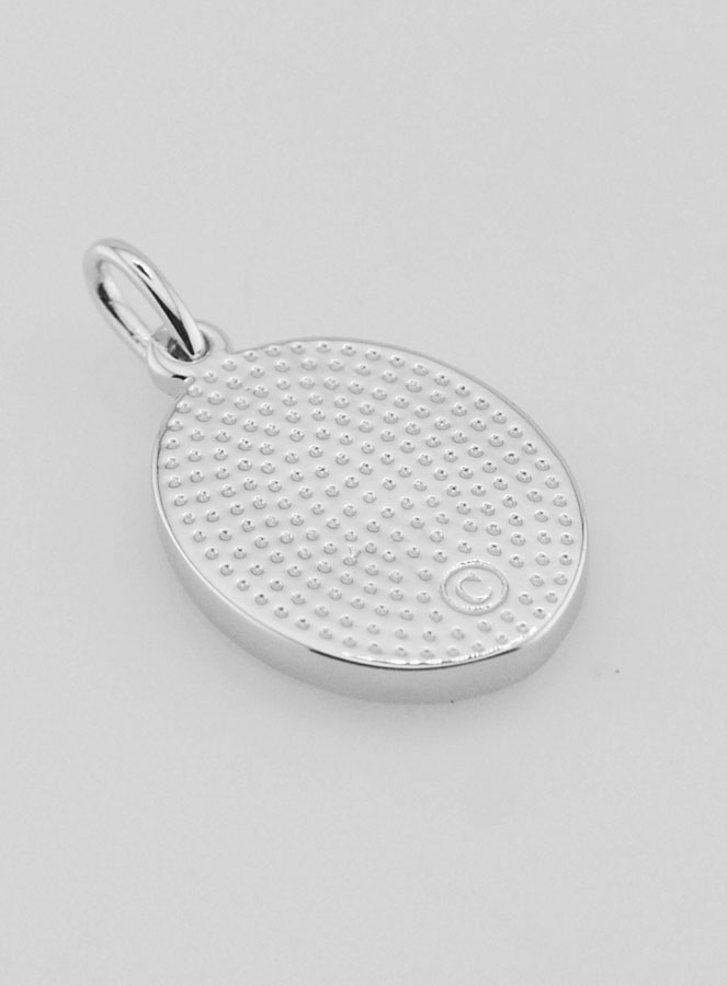 Médaille Argent Sacré Coeur de Marie - 19mm (pic 4)