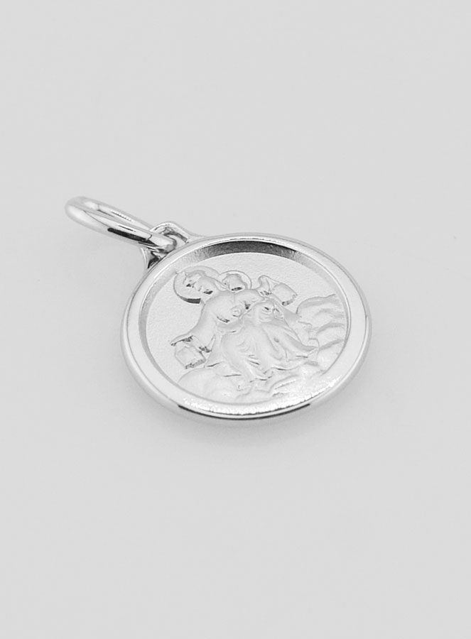 Médaille du Scapulaire en Argent - 14mm (pic 4)