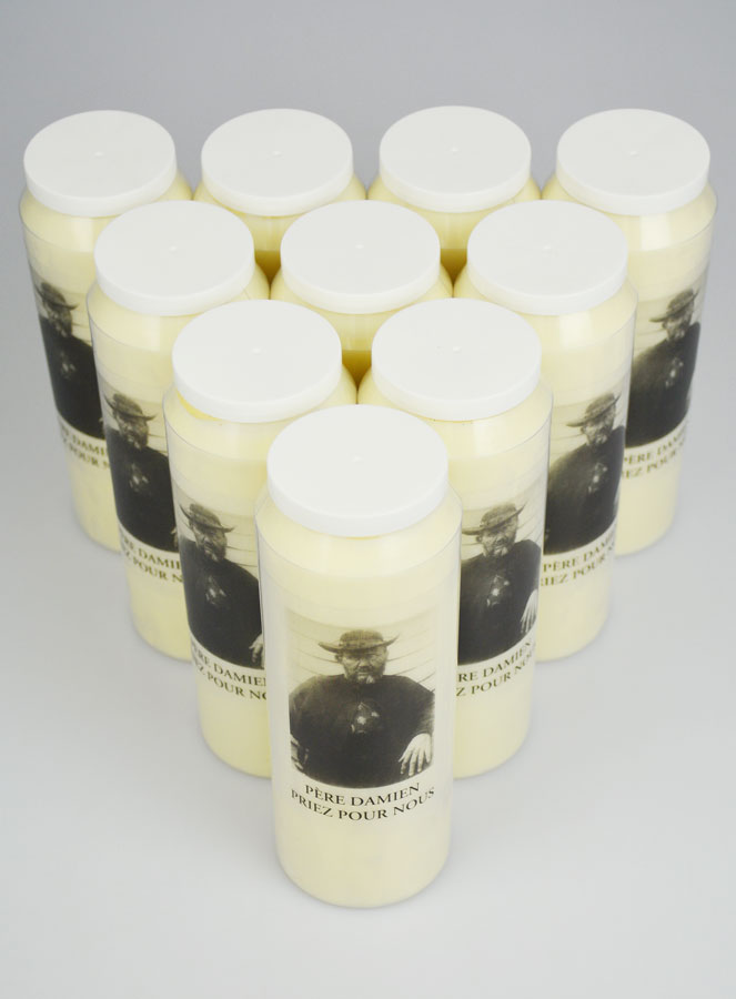 Lot de 10 Bougies de Neuvaine au Père Damien (pic 2)