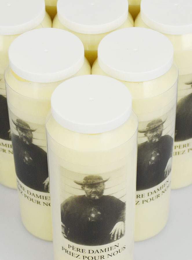 Lot de 10 Bougies de Neuvaine au Père Damien (pic 4)