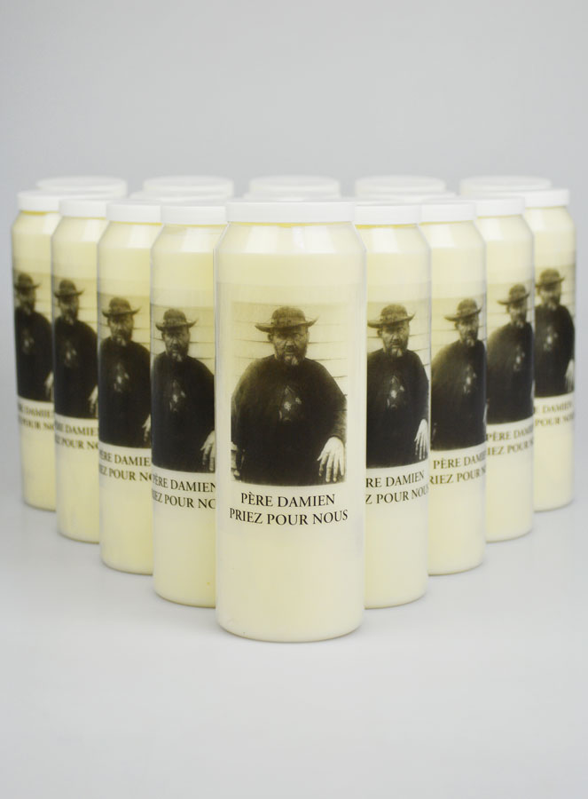 Lot de 20 Bougies de Neuvaine Père Damien (pic 1)