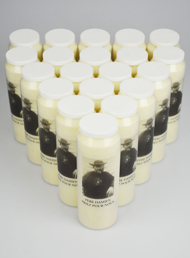 Lot de 20 Bougies de Neuvaine Père Damien (pic 2)