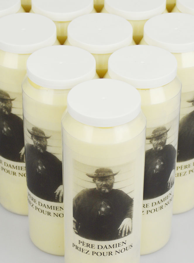 Lot de 20 Bougies de Neuvaine Père Damien (pic 4)
