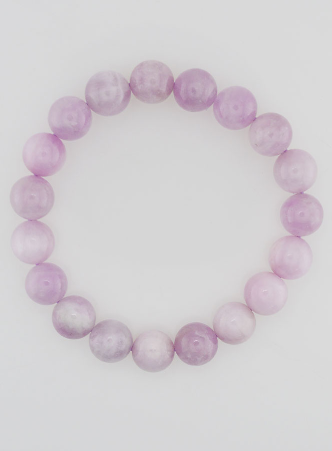 Bracelet en Pierre Naturelle de Kunzite A - 10mm (pic 1)