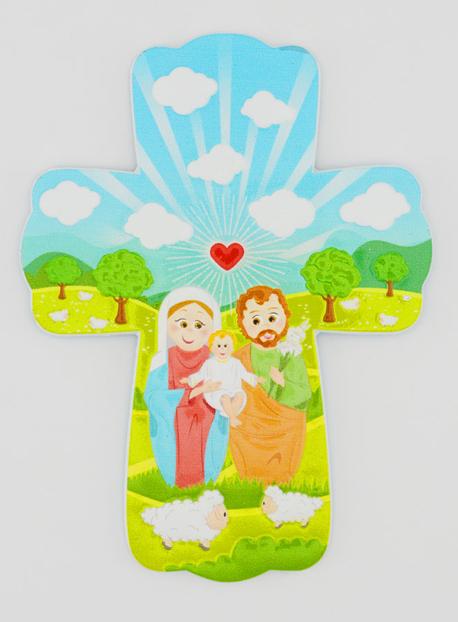 Croix Enfant à Suspendre - Sainte Famille (pic 1)