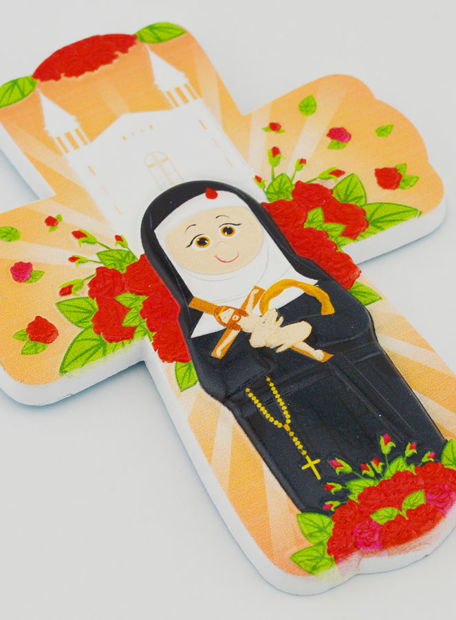 Croix Enfant à Suspendre - Sainte Rita (pic 3)