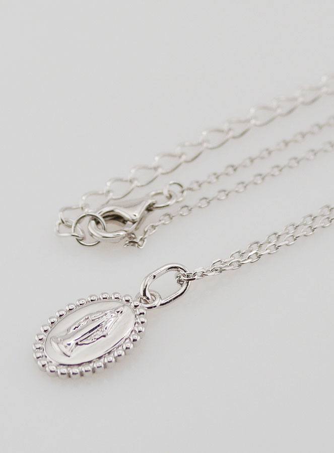 Collier Religieux Vierge Miraculeuse - Argent 925 (pic 1)