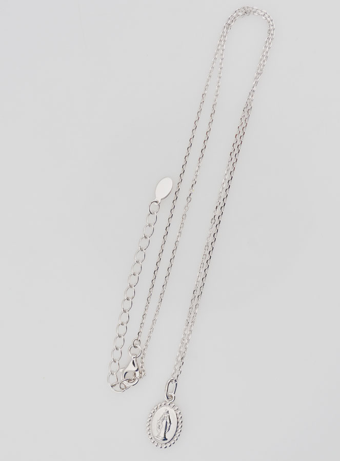 Collier Religieux Vierge Miraculeuse - Argent 925 (pic 2)