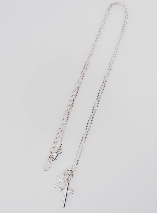 Collier Religieux Pendentifs Croix - Argent 925 (pic 2)