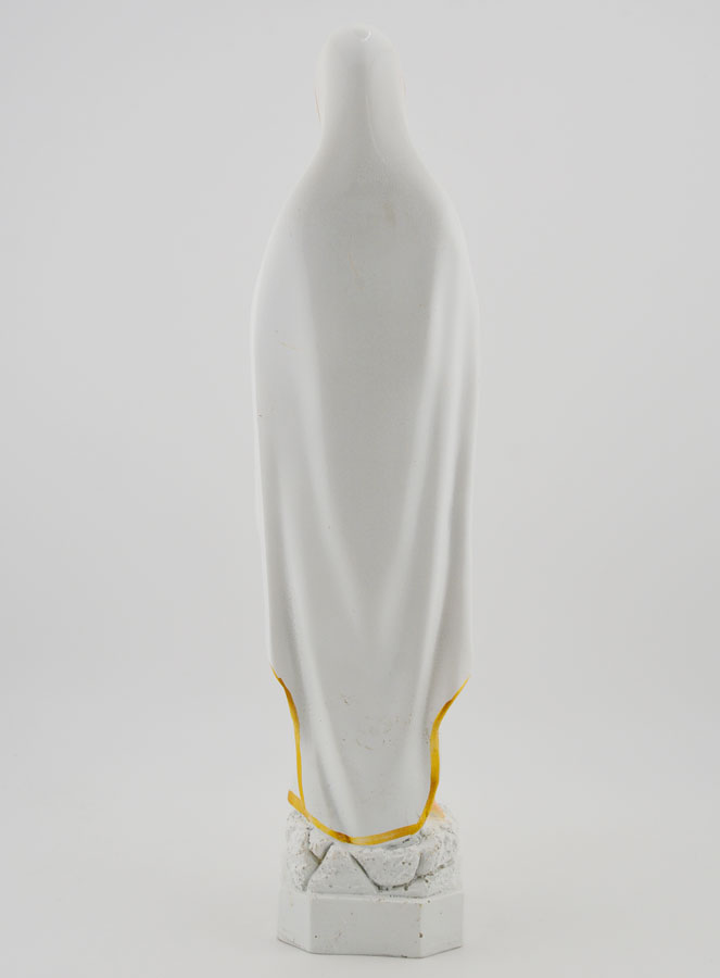 Statue Notre Dame de Lourdes Polychromée - 30 cm (pic 4)