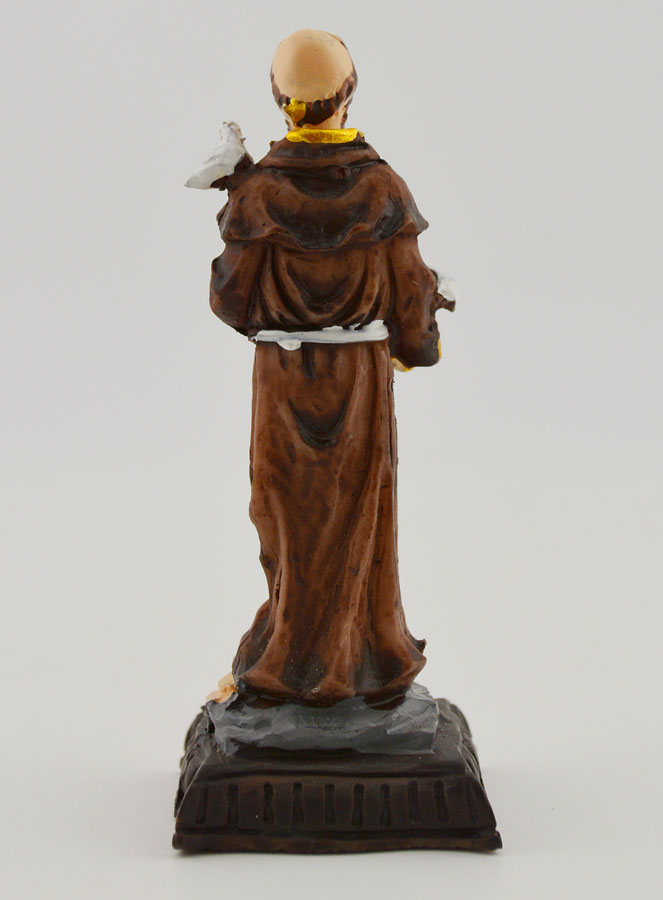Statue Religieuse de Saint François - 7cm (pic 4)