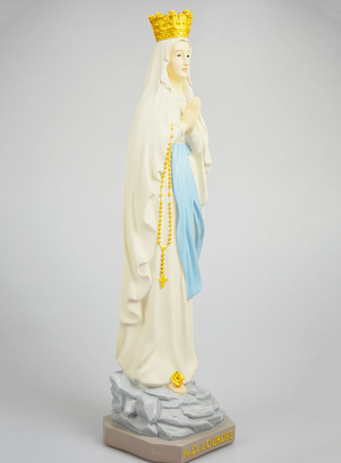 Statue Religieuse Vierge Marie Couronnée - 50cm (pic 3)