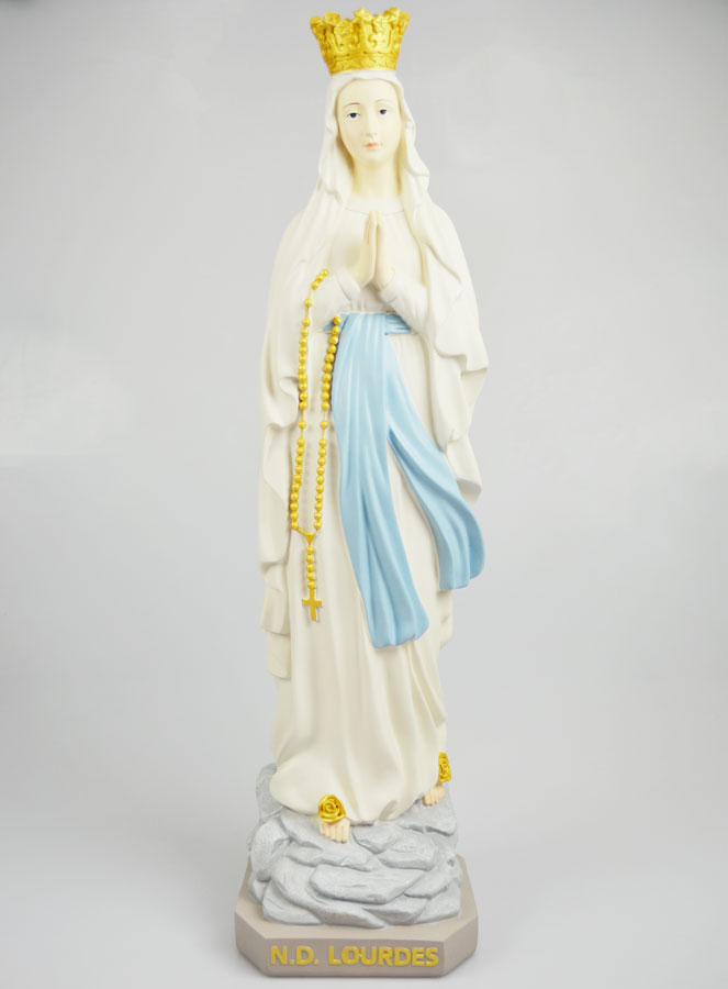 Statue Religieuse Vierge Marie Couronnée - 60cm (pic 1)