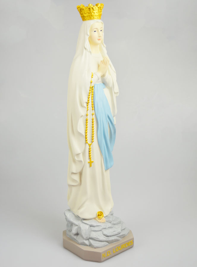 Statue Religieuse Vierge Marie Couronnée - 60cm (pic 3)