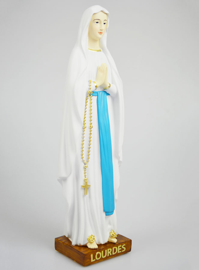 Statue Religieuse Notre Dame de Lourdes - 40cm (pic 3)