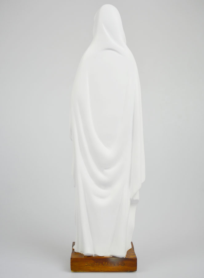 Statue Religieuse Notre Dame de Lourdes - 40cm (pic 4)