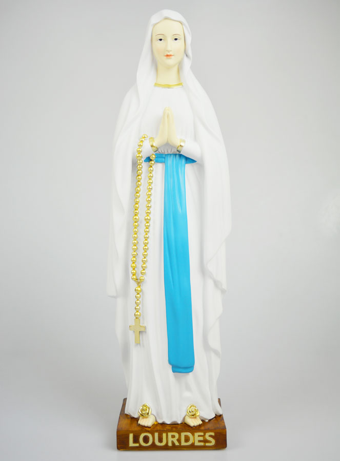 Statue Religieuse Notre Dame de Lourdes - 50cm (pic 1)