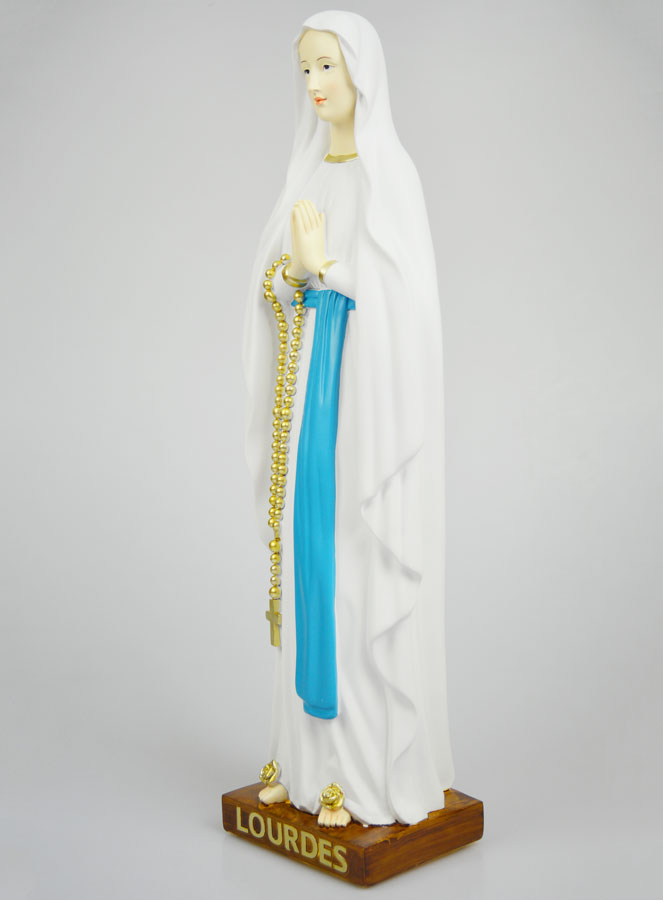 Statue Religieuse Notre Dame de Lourdes - 50cm (pic 2)