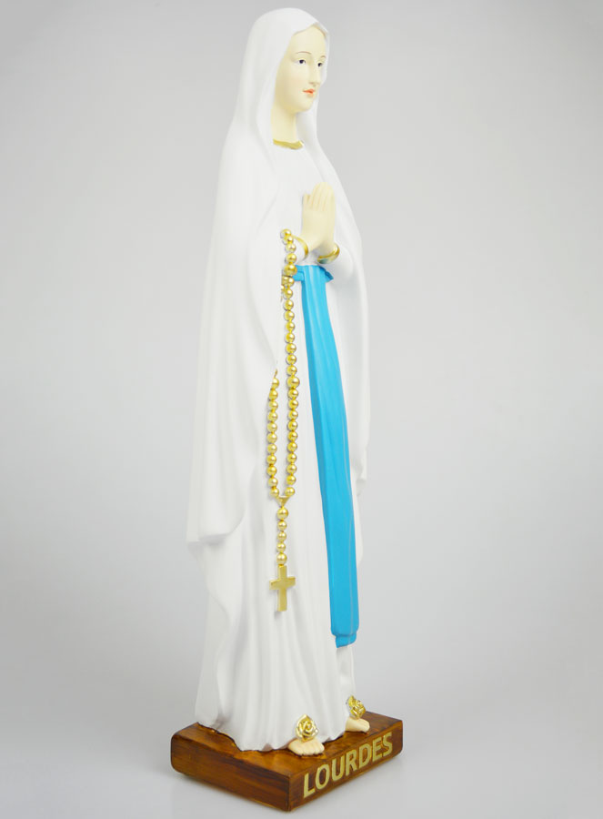 Statue Religieuse Notre Dame de Lourdes - 50cm (pic 3)
