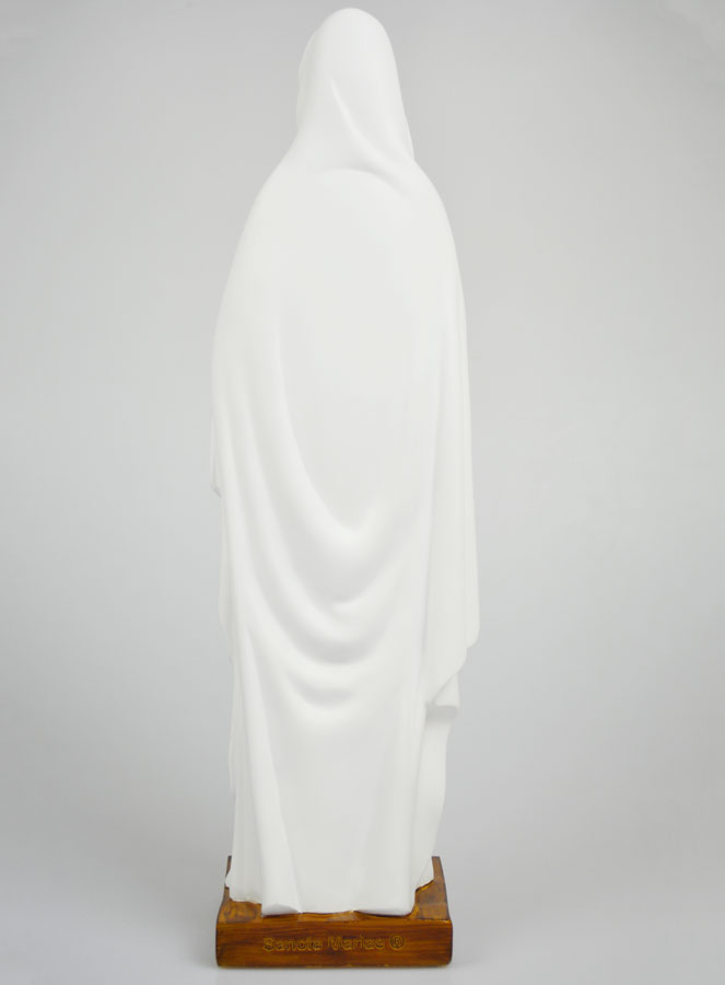 Statue Religieuse Notre Dame de Lourdes - 50cm (pic 4)