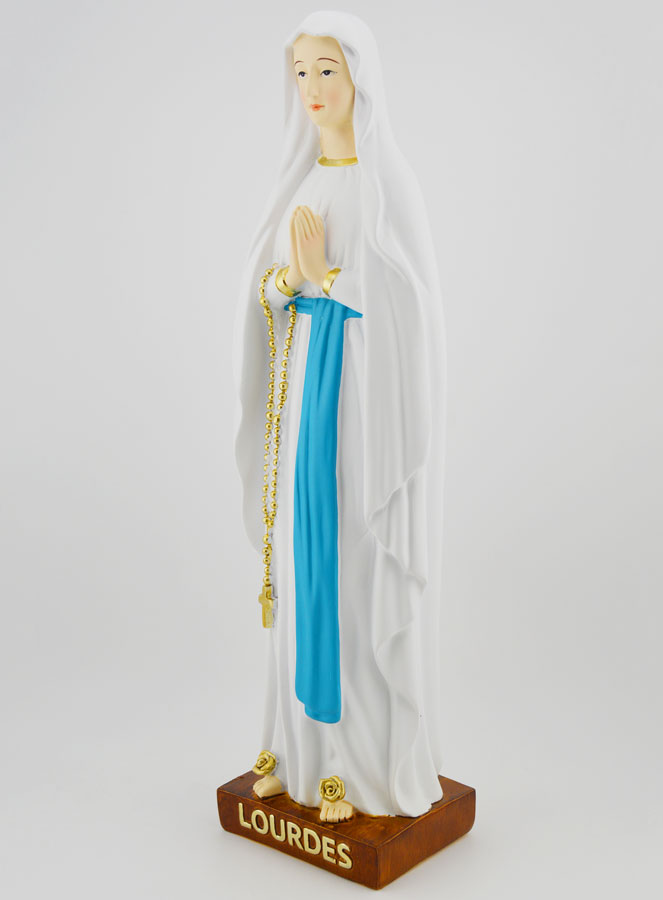 Statue Religieuse Notre Dame de Lourdes - 30cm (pic 2)