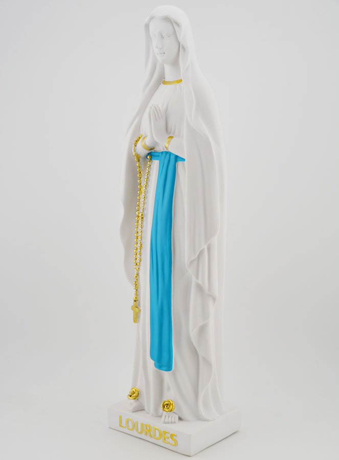 Statue Religieuse Notre Dame de Lourdes - 30cm (pic 2)