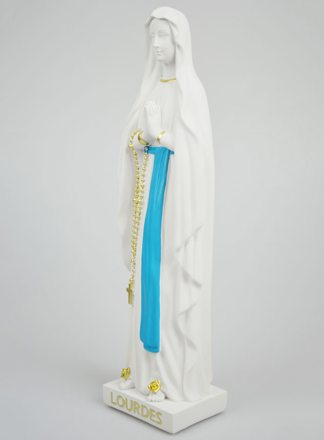 Statue Religieuse Notre Dame de Lourdes - 40cm (pic 2)